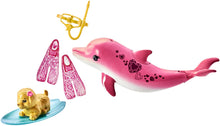 Load image into Gallery viewer, Barbie Dolphin Magic Snorkel Fun Friends Playset