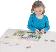 Load image into Gallery viewer, Melissa &amp; Doug Jigsaw Bundle 48pc - Fairy Princess Castle and Horses