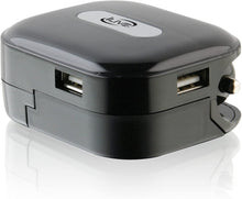 Load image into Gallery viewer, iLive Dual USB Wall and Car Charger for iPhone/iPod/iPad/Tablet/Mobile Devices