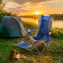Load image into Gallery viewer, Trademark Global Camp Chair in Blue
