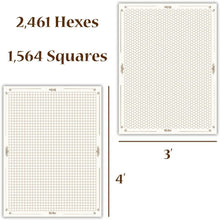 Load image into Gallery viewer, Wiz Dice 48" x 36" Reversible Vinyl Gaming Mat | Role Playing Games Grand Campaigner | 1” Squares &amp; Hexes for Tabletop RPG Gaming Miniatures
