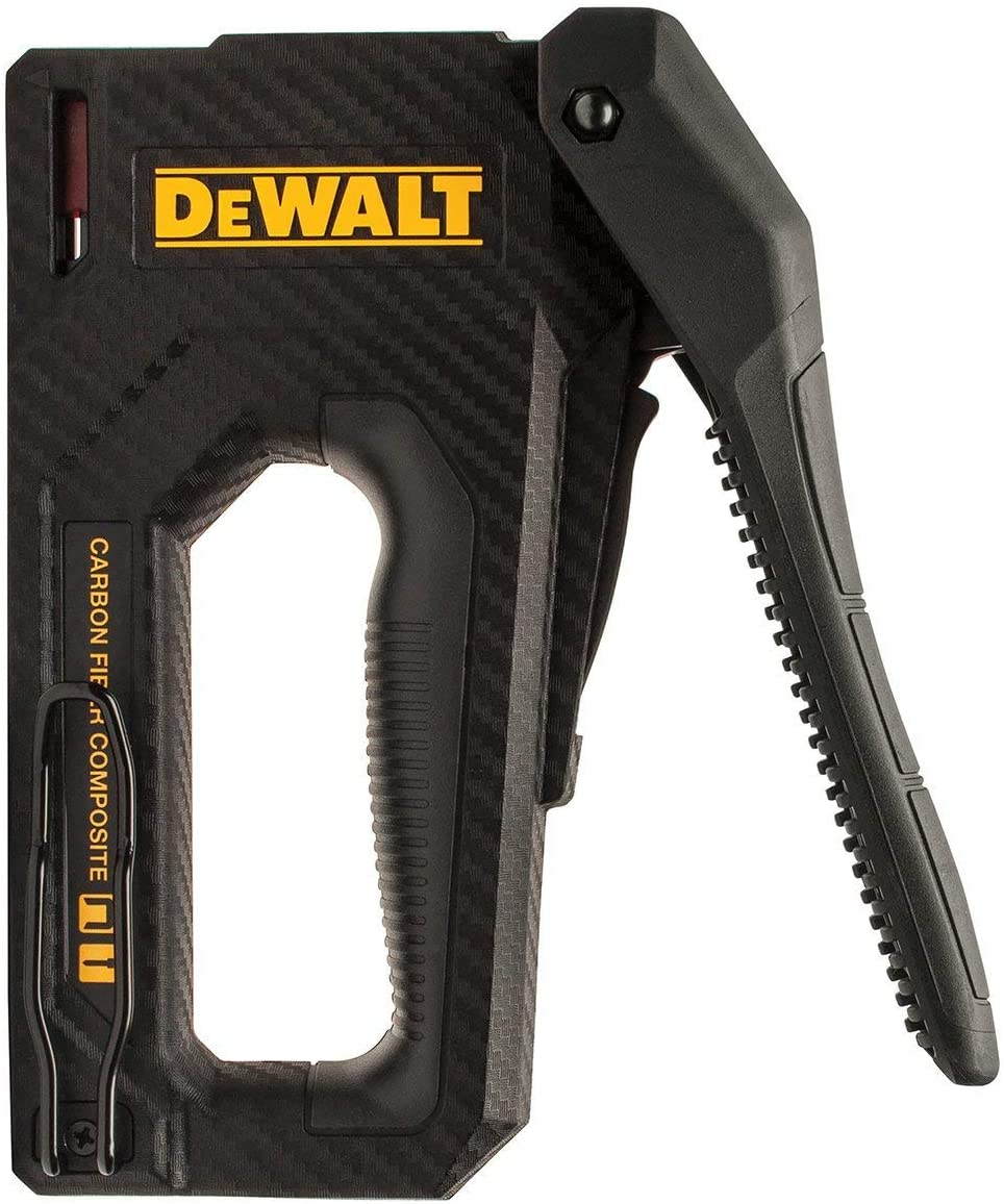 DEWALT Staple Gun, Carbon Fiber Body, 2-in-1 Tacker (DWHT80276)