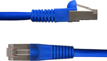 Load image into Gallery viewer, NTW Cat 6 Snagless Shielded Ethernet Network Patch Cable Black -345-S6-001BK