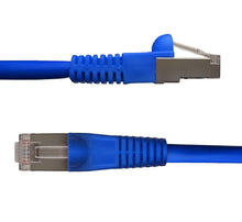 Load image into Gallery viewer, NTW Cat 6 Snagless Shielded Ethernet Network Patch Cable Black -345-S6-001BK