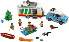 Load image into Gallery viewer, LEGO Creator 3in1 Caravan Family Holiday 31108 Vacation Toy Building Kit for Kids Who Love Creative Play and Camping Adventure Playsets with Cute Animal Figures