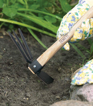 Load image into Gallery viewer, AMES 1994800 Steel Hoe/Cultivator with Wood Handle, 14 Inch