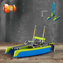 Load image into Gallery viewer, LEGO Technic Catamaran 42105 Model Sailboat Building Kit, New 2020 (404 Pieces)