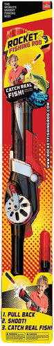Goliath New and Improved Rocket Fishing Rod - Ready to Fish Kids Fishing Pole - Shoots a Bobber Instead of Casting