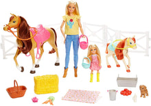 Load image into Gallery viewer, Barbie Playset and Chelsea Blonde Dolls