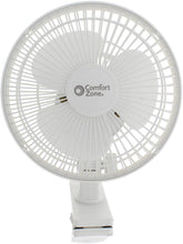 Load image into Gallery viewer, Comfort Zone CCC CZ6C 6-Inch 2-Speed Clip-On Fan