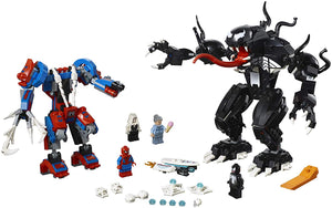 LEGO Super Heroes Marvel Spider Mech Vs. Venom 76115 Action Toy Building Kit with Web Shooter and Gripping Toy Claw Includes Spider-Man Minifigures Venom and Ghost Spider (604 Pieces)