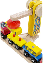 Load image into Gallery viewer, Melissa &amp; Doug Wooden Railway Set
