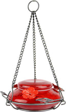 Load image into Gallery viewer, Nature's Way Bird Products MHF4 Garden Top Fill Hummingbird Feeder, 16 oz Capacity, Red