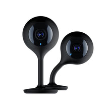 Load image into Gallery viewer, Geeni Look 2 Pack 1080p HD Smart Wi-Fi Security Camera System with Night Vision, Motion Detection, 2 Way Audio,Remote Access with iOS Android App, No Hub Required, Black