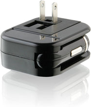 Load image into Gallery viewer, iLive Dual USB Wall and Car Charger for iPhone/iPod/iPad/Tablet/Mobile Devices