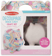 Load image into Gallery viewer, Melissa &amp; Doug Decoupage Made Easy - Piggy Bank