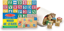 Load image into Gallery viewer, Melissa &amp; Doug Wooden ABC/123 Blocks