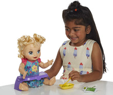 Load image into Gallery viewer, Baby Alive Happy Hungry Baby Blond Curly Hair Doll