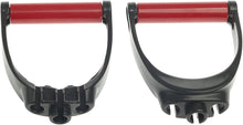 Load image into Gallery viewer, Lifeline Triple Grip Handles Fit Up to Three Resistance Cables for Continuous Muscle Tension Training , Black/Red