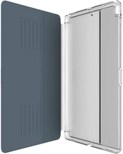 Load image into Gallery viewer, Speck 9.7 Inch Balance Protective Folio Adjustable Stand Magnetic Clear iPad Case, Clear/Blue