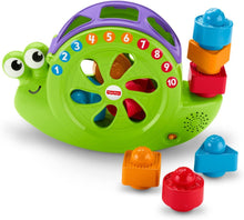 Load image into Gallery viewer, Fisher-Price Rock &#39;n Sort Snail Pail