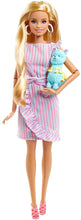 Load image into Gallery viewer, Barbie Tiny Wishes Doll (11.5-inch Blonde) Collectible Doll in Wrap Dress and Accessories