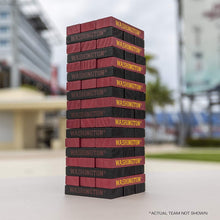 Load image into Gallery viewer, Wild Sports Tabletop Stacking Blocks Game, NCAA Football