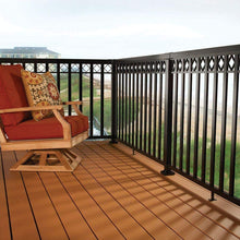 Load image into Gallery viewer, Peak Aluminum Railing 4 ft. Aluminum Wide Picket and Spacer Kit in Black