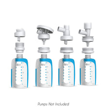 Load image into Gallery viewer, Kiinde Twist Universal Direct-Pump Feeding System and Warmer Gift Set for Breastmilk Collection, Freezing, Heating and Feeding, Free Foodi Starter Kit Included, New Mom Gift