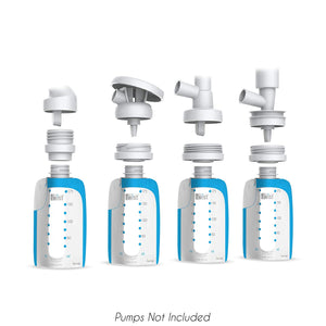 Kiinde Twist Universal Direct-Pump Feeding System and Warmer Gift Set for Breastmilk Collection, Freezing, Heating and Feeding, Free Foodi Starter Kit Included, New Mom Gift