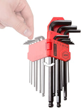 Load image into Gallery viewer, TEKTON 25261 9-pc. Long Arm Ball Hex Key Wrench Set, Inch