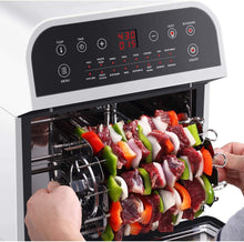 Load image into Gallery viewer, GoWISE USA Deluxe 12.7-Quarts 15-in-1 Electric Air Fryer Oven w/Rotisserie and Dehydrator + 50 Recipes