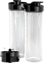 Load image into Gallery viewer, BLACK+DECKER PBJ2000 FusionBlade 20 Ounce BPA-Free Personal Blender Jars (2-Pack with Travel Lids)