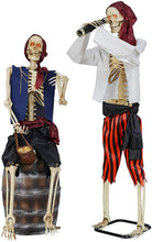 Load image into Gallery viewer, Home Accents Holiday Halloween Decor Flaming Scarecrow 6 ft. Animated Life Size Battery Operated