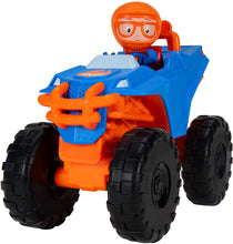 Load image into Gallery viewer, Blippi Mini Vehicle with Freewheeling Features Including 2” Classic Character Toy Figure - Imaginative Play for Toddlers, Young Children, Preschoolers