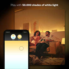 Load image into Gallery viewer, Philips Hue White Ambiance A19 2-Pack 60W Equivalent Dimmable LED Smart Bulbs (Hue Hub Required, Works with Alexa, Apple Homekit &amp; more), Old Version, 2 Bulbs (453092)