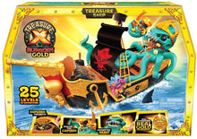 Load image into Gallery viewer, Treasure X Sunken Gold Treasure Ship Playset - 25 Levels of Adventure | Find Guaranteed Real Gold Dipped Treasure | Interactive Fun for All, Treasure Hunter