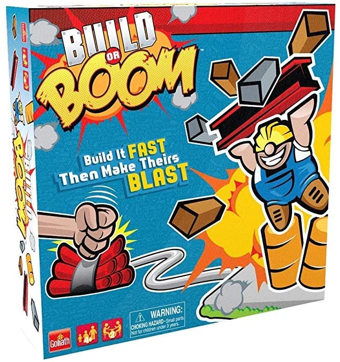 Build Or Boom Board Game Fun for The Whole Family, Fun Stem Game