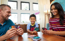 Load image into Gallery viewer, UNO FLIP! Family Card Game, with 112 Cards, Makes a Great Gift for 7 Year Olds and Up