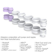 Load image into Gallery viewer, Kiinde Twist Universal Direct-Pump Feeding System Starter Kit for Leak-Free and Transfer-Free Breastmilk Collection, Freezing, Heating and Feeding, New Mom Gift