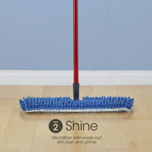 Load image into Gallery viewer, O-Cedar Dual Action Microfiber Flip Mop Damp/Dry All Surface Mop