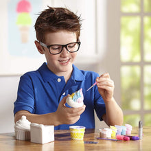 Load image into Gallery viewer, Melissa &amp; Doug Decorate-Your-Own Sweets Set Craft Kit: 2 Treasures Boxes and a Cake Bank