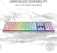 Load image into Gallery viewer, Razer Huntsman Gaming Keyboard: Fastest Keyboard Switches Ever - Clicky Optical Switches - Customizable Chroma RGB Lighting - Programmable Macro Functionality - Mercury White