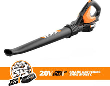 Load image into Gallery viewer, WORX WG545.9 AIR 20V Multi-Purpose Blower/Sweeper/Cleaner with Accessories, Bare Tool Only