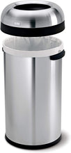 Load image into Gallery viewer, simplehuman Bullet Open Top Trash Can Commercial Grade Heavy Gauge