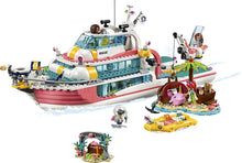 Load image into Gallery viewer, LEGO Friends Rescue Mission Boat 41381 Toy Boat Building Kit with Mini Dolls and Toy Sea Creatures