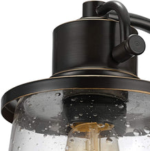Load image into Gallery viewer, Charlie Outdoor Indoor Wall Sconce, LED Bulb Included, Oil Rubbed Bronze,