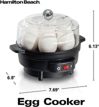 Load image into Gallery viewer, Hamiton Beach 25504 3-in-1 Electric Hard Boiled Egg Cooker