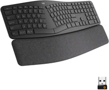 Load image into Gallery viewer, Logitech Ergo K860 Wireless Ergonomic Keyboard with Wrist Rest - Split Keyboard Layout for Windows/Mac, Bluetooth or USB Connectivity