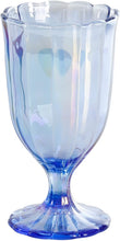 Load image into Gallery viewer, The Pioneer Woman Luster Blue 12.5oz Pearlized Goblet, Set of 4